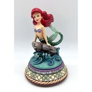 Vtg 1988 Jim Shore Part Of Your World The Little Mermaid Music Box Ariel Disney